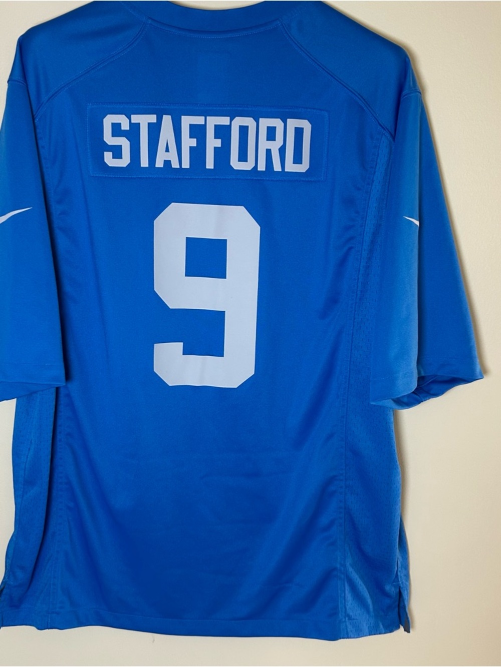 Nike Royal Blue Stafford #9 Football Jersey